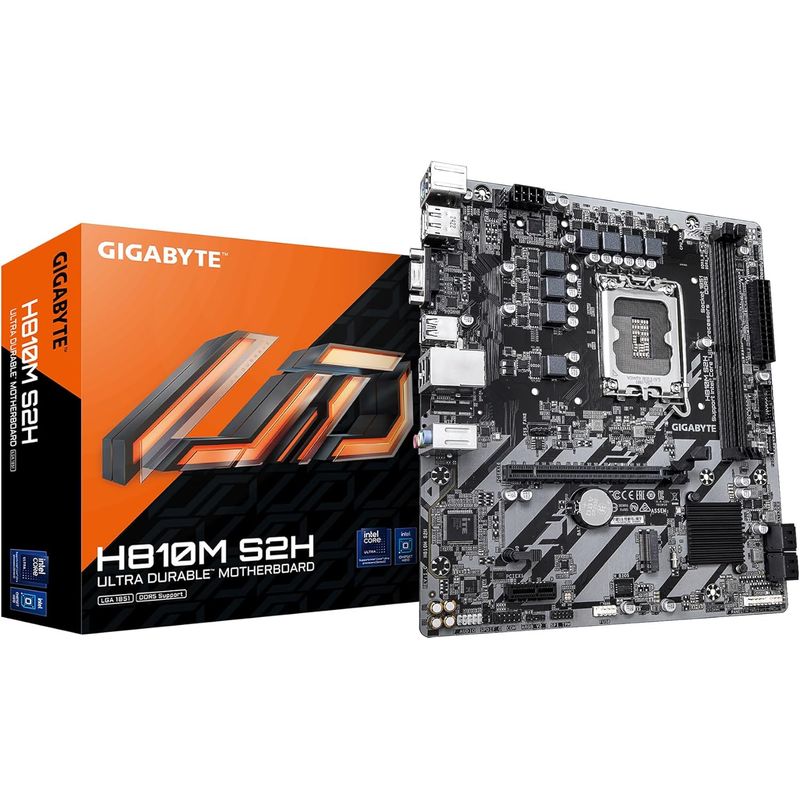 GIGABYTE - Motherboard GIGABYTE H810M S2H Intel H810 LGA 1851 micro-ATX