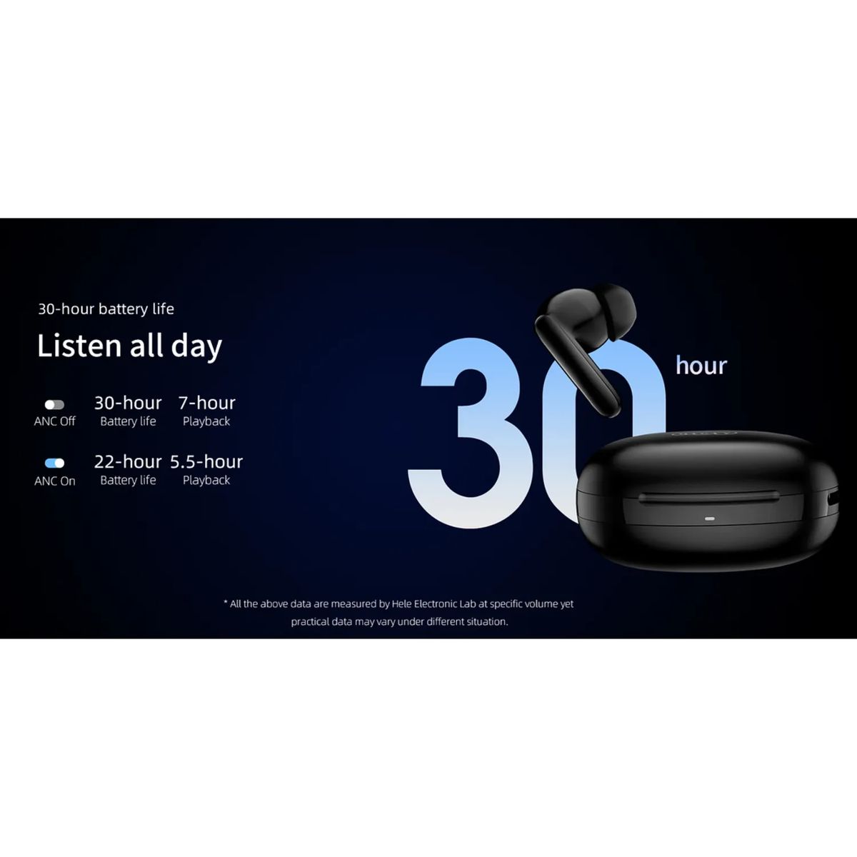 QCY - QCY AUDIFONOS T13ANC2 NEGRO - ENTREGA INMEDIATA