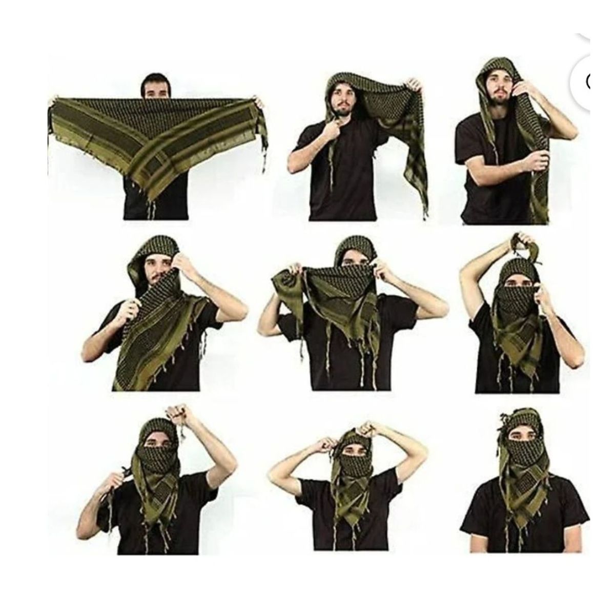 GENERICO - Pasamontañas Shemag y Gorro