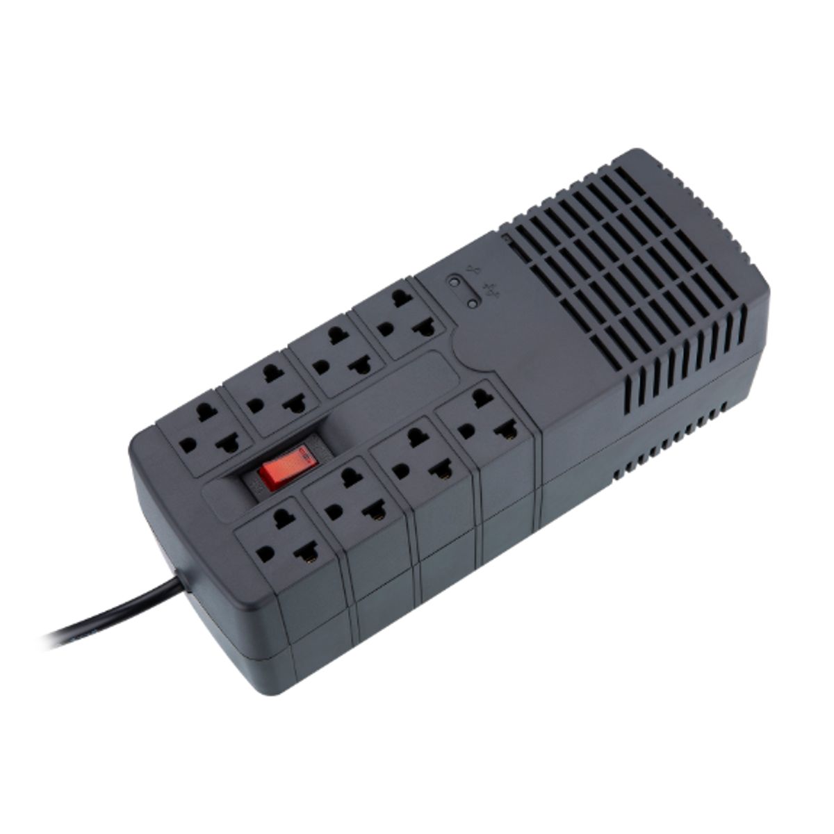 POWER LITE - Regulador de Voltaje QUASAR AVR PLI1300 1300VA650W 8 SALIDAS