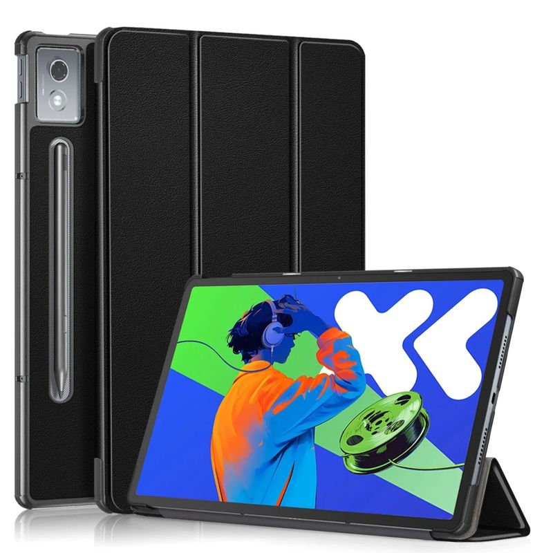 FUNDAANTIGOLPES - Funda Bookcover para Tablet LENOVO IDEA TAB PRO 12,7 Negro