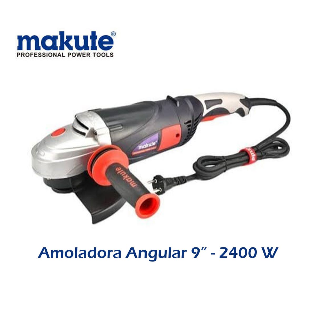 MAKUTE - AMOLADORA ANGULAR DE 9" - 2400 W