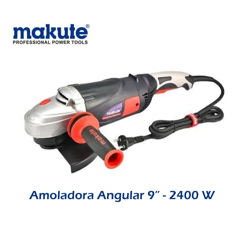 MAKUTE - AMOLADORA ANGULAR DE 9" - 2400 W