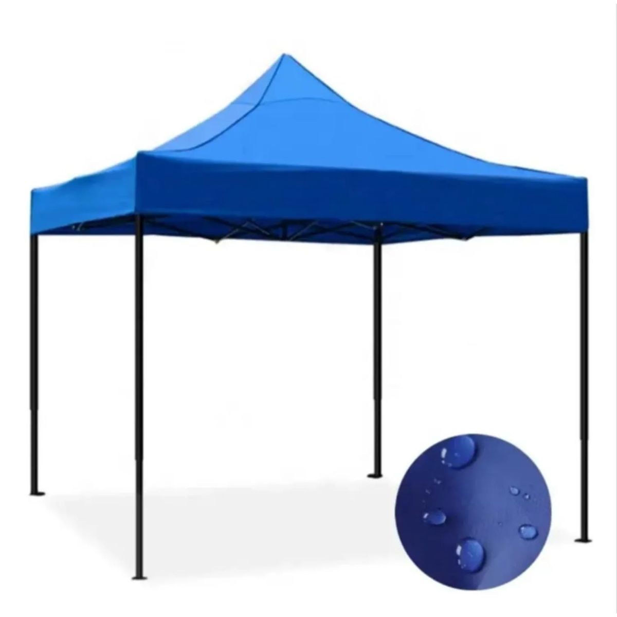 GENERICO - TOLDO 3X3 PLEGABLE REFORZADO Y RESISTENTE AZUL