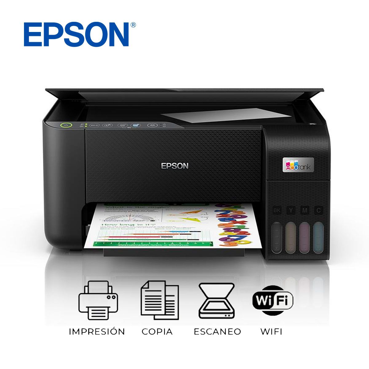 EPSON - Impresora Epson L3250 Multifuncional de Tinta continua Wi-Fi EcoTank