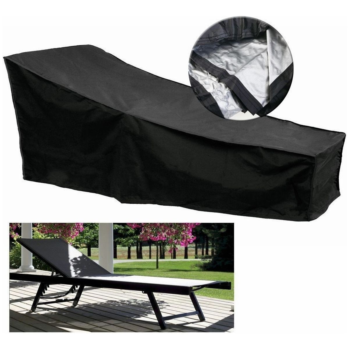 VETECASA - Funda Para Sillón De Patio Con Revestimiento Impermeable