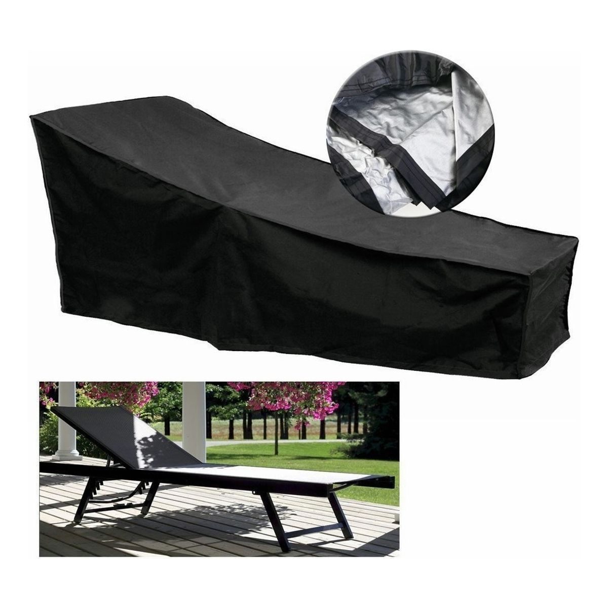 VETECASA - Funda Para Sillón De Patio Con Revestimiento Impermeable