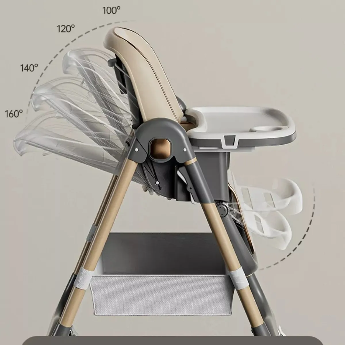 BLLOQ - Silla De Comer Reclinable Plegable