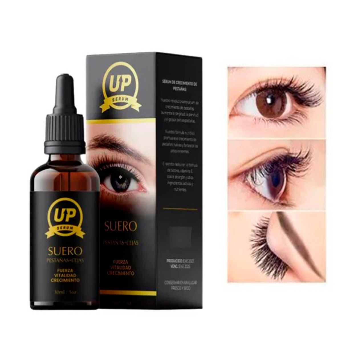 GENERICO - Oil natural voluminizador  De Pestañas Y Cejas 30 ml