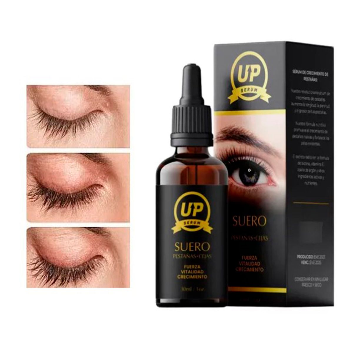 GENERICO - revilizador y crecimiento De Pestañas Y Cejas 30 Ml