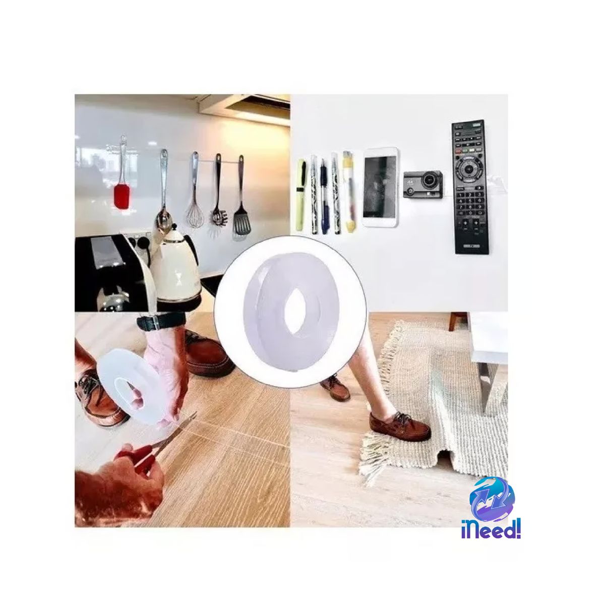 GENERICO - CINTA DOBLE CONTACTO DE ALTA RESISTENCIA DE 3 METROS