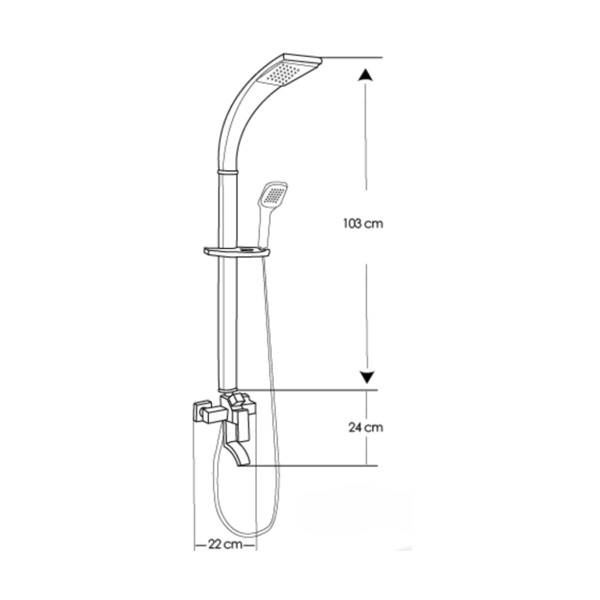 GENERICO - Columna de Ducha MT0018D01