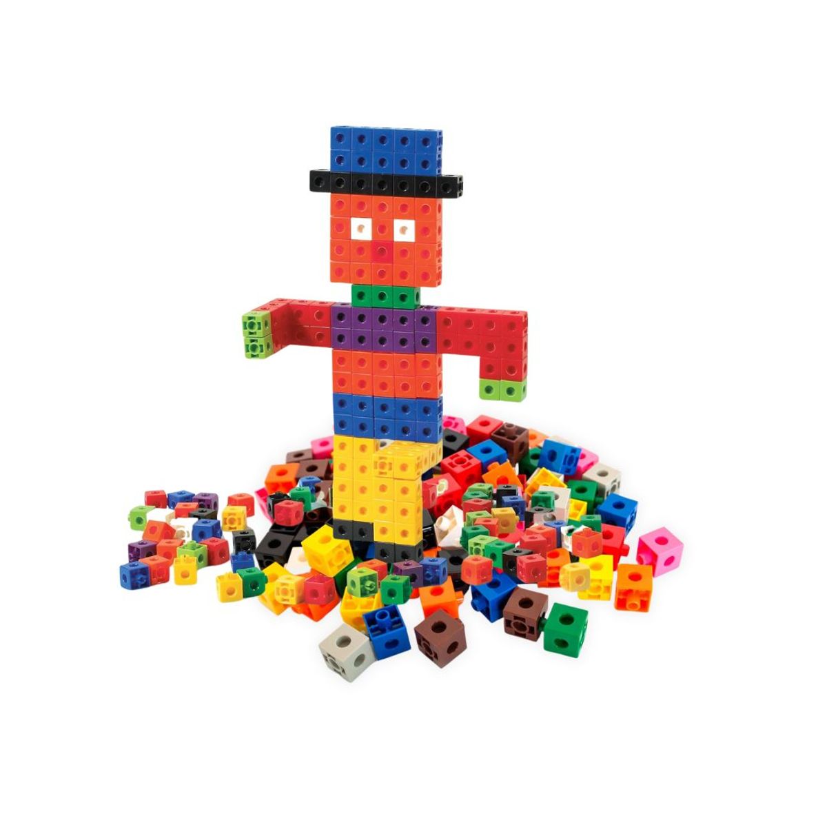 GENERICO - Set de Construcción Policubos 118pzs Coloridas