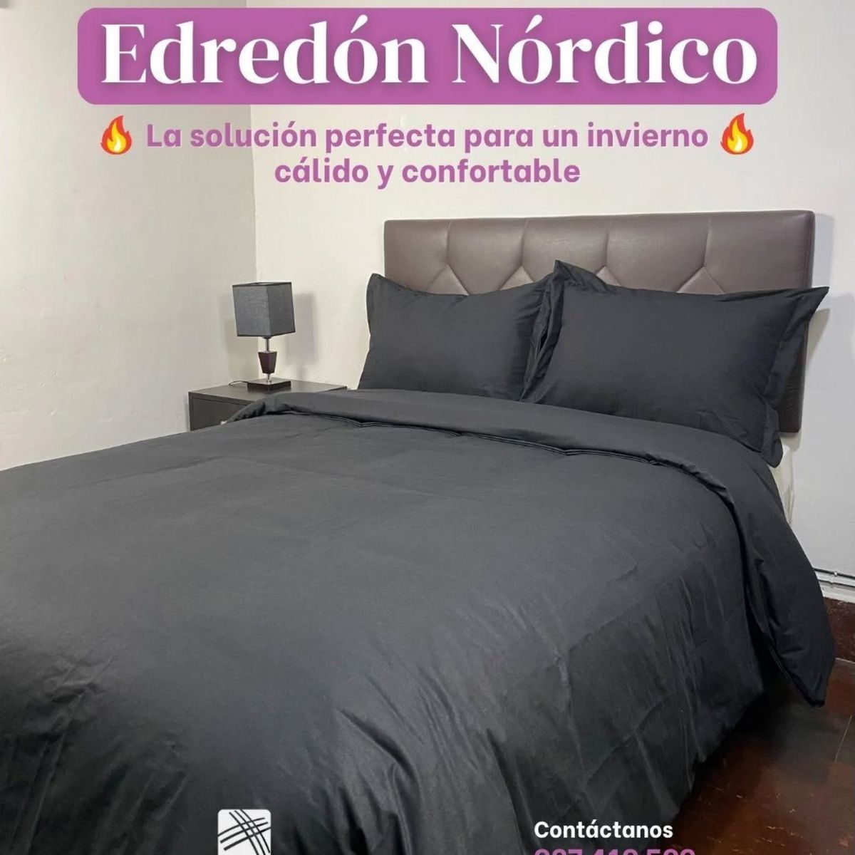 AMADEUS HOME - Juego de Plumón de cama 2 plazas con Funda Duvet ¡Hipoalergénico!