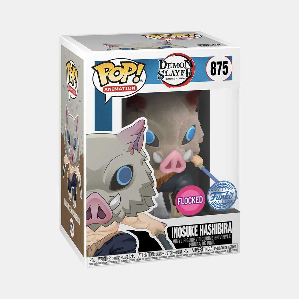 FUNKO - Pop Inosuke Flocked 875 Demon Slayer