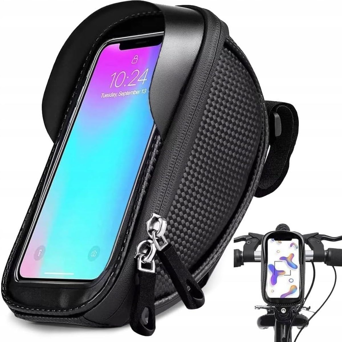 GENERICO - Estuche Impermeable Soporte de Celular Para Bicicleta