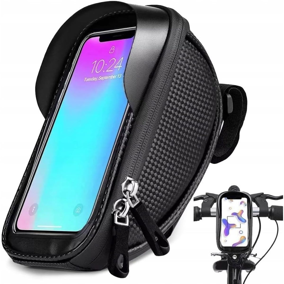 GENERICO - Estuche Impermeable Soporte de Celular Para Bicicleta