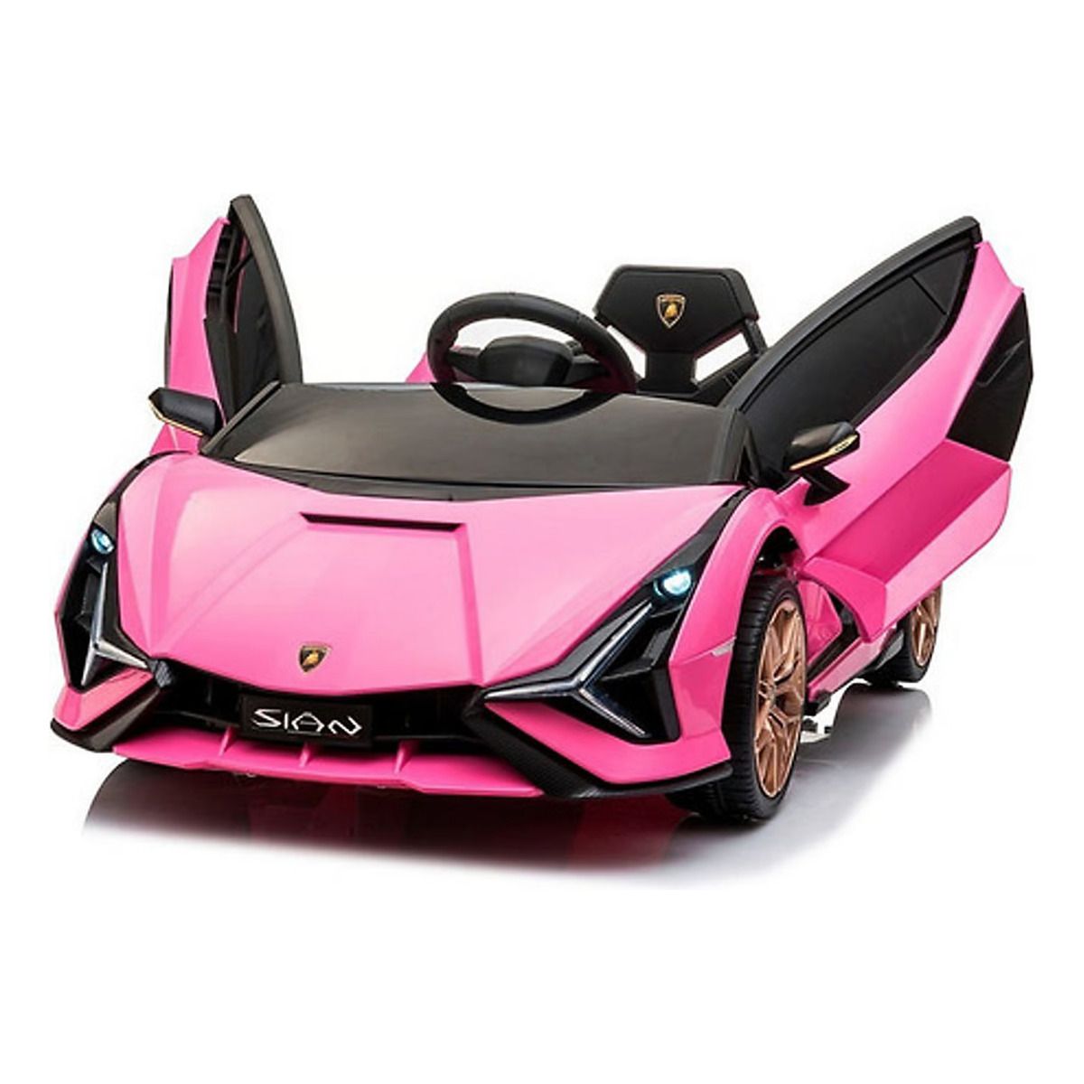 TOYUN TOYUN - Auto electrico Rosado con Control Remoto 12v