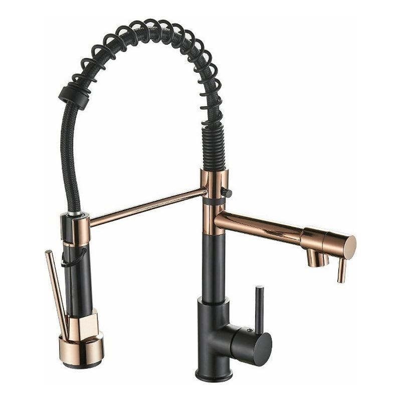 LABALAOS - Grifo Llave Lavaplatos Monomando Cocina Extensible Triple