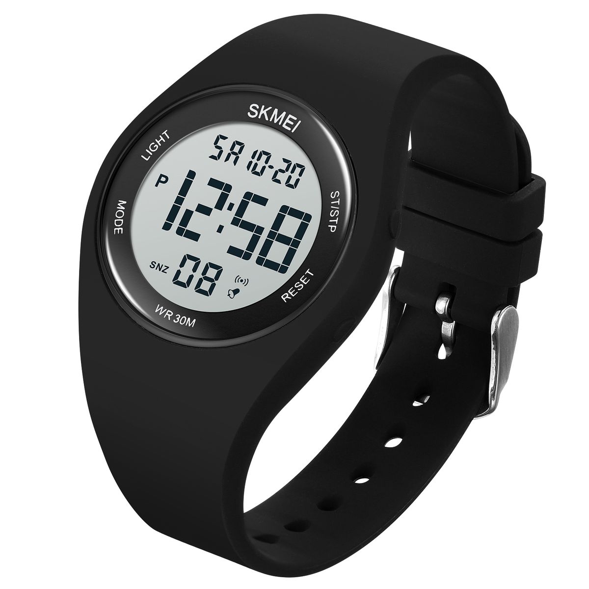 SKMEI - Reloj Skmei 1865  Blanco OSO para niños correa silicona