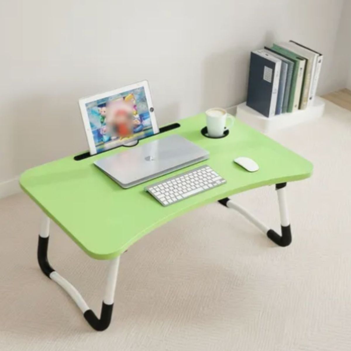 GENERICO - Mesa para Laptop plegable portatil Soporte Multifuncion Color verde agua-