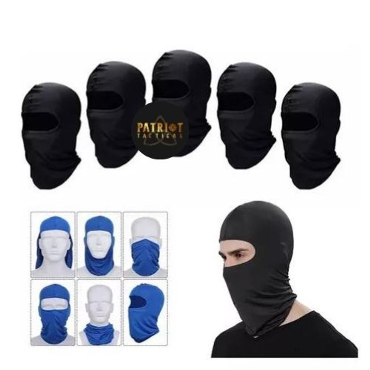 GENERICO - Pasamontañas Shemag y Gorro