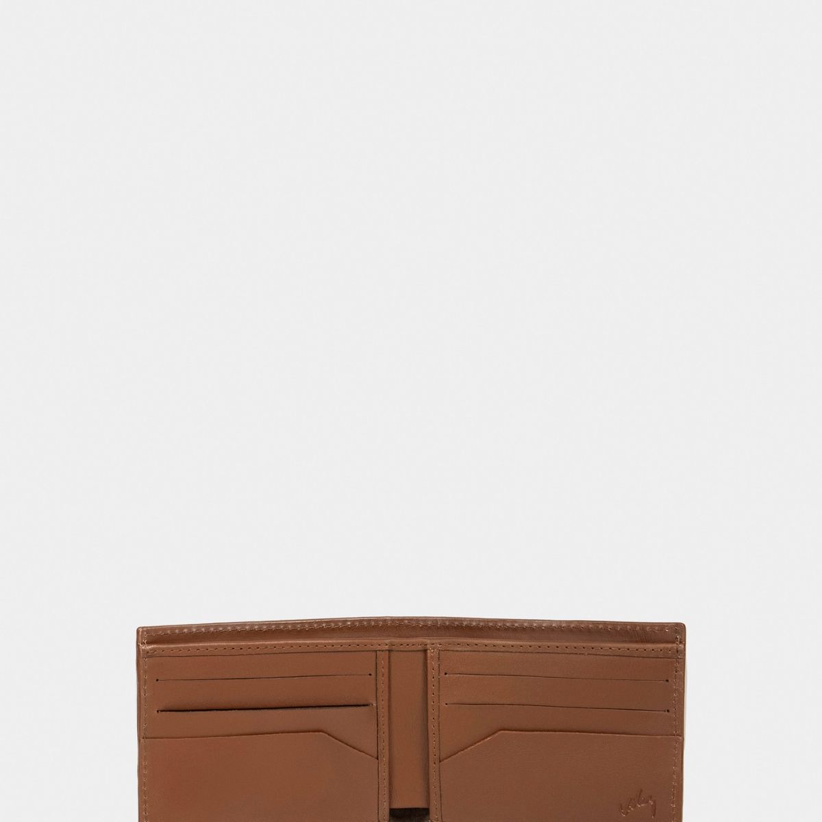 VELEZ - Vélez Billetera Dante Cuero Hombre Grabado Placa Lego Miel