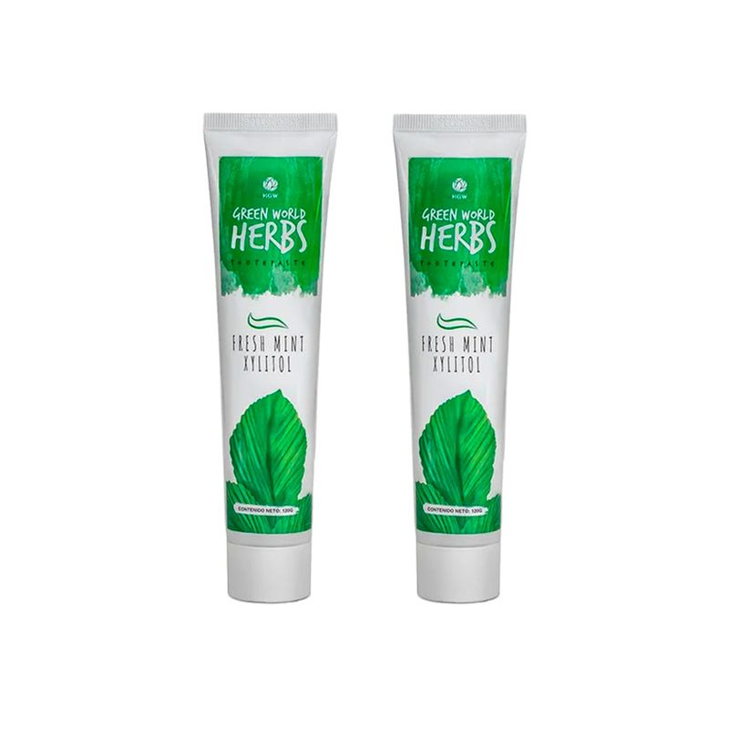 GENERICO - Crema Dental Green world Herbs 120gr HGW 2 und
