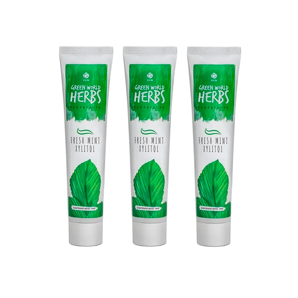 GENERICO - Crema Dental Green world Herbs 120gr HGW 3 und