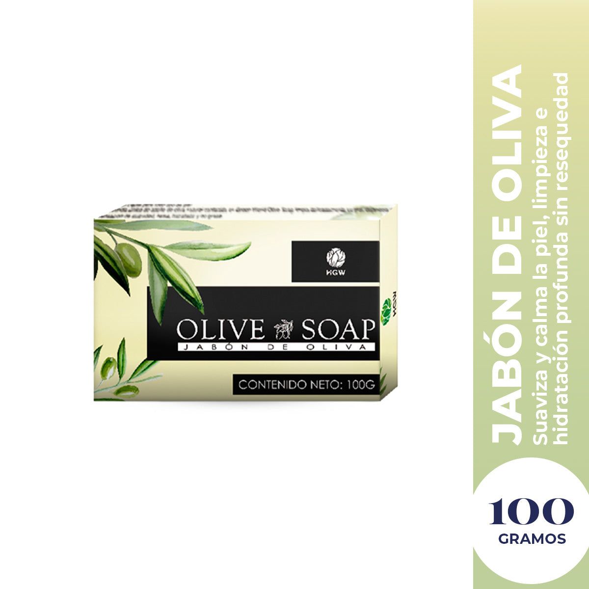 GENERICO - Jabón Corporal de Oliva 100gr HGW