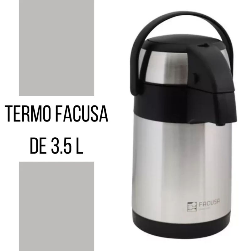 FACUSA - Termo de 3.5 L Acero inoxidable -FACUSA