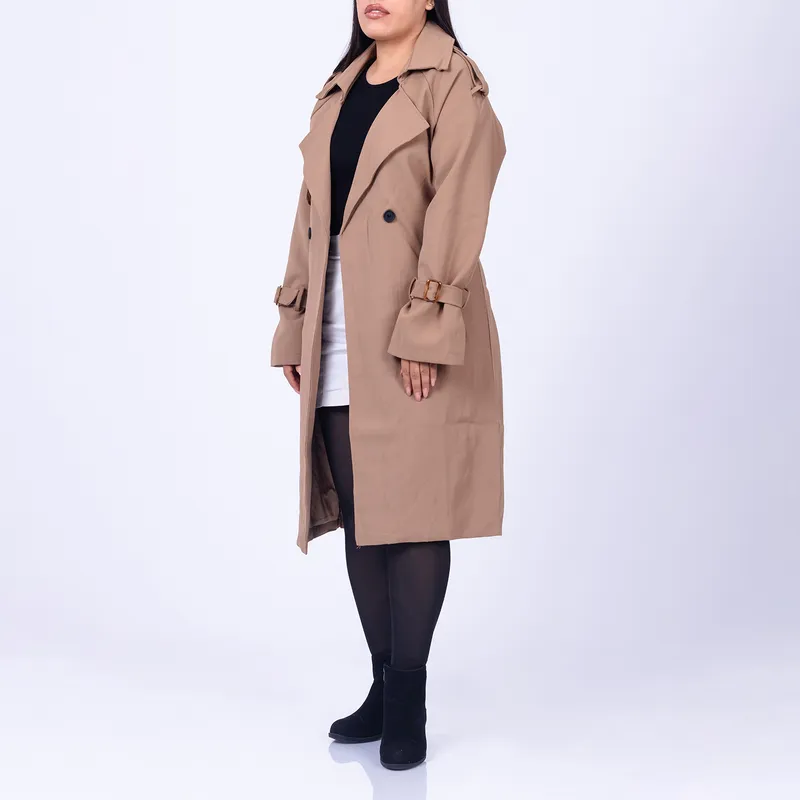 MOCALY - Gabardina Clásica de Media Estación