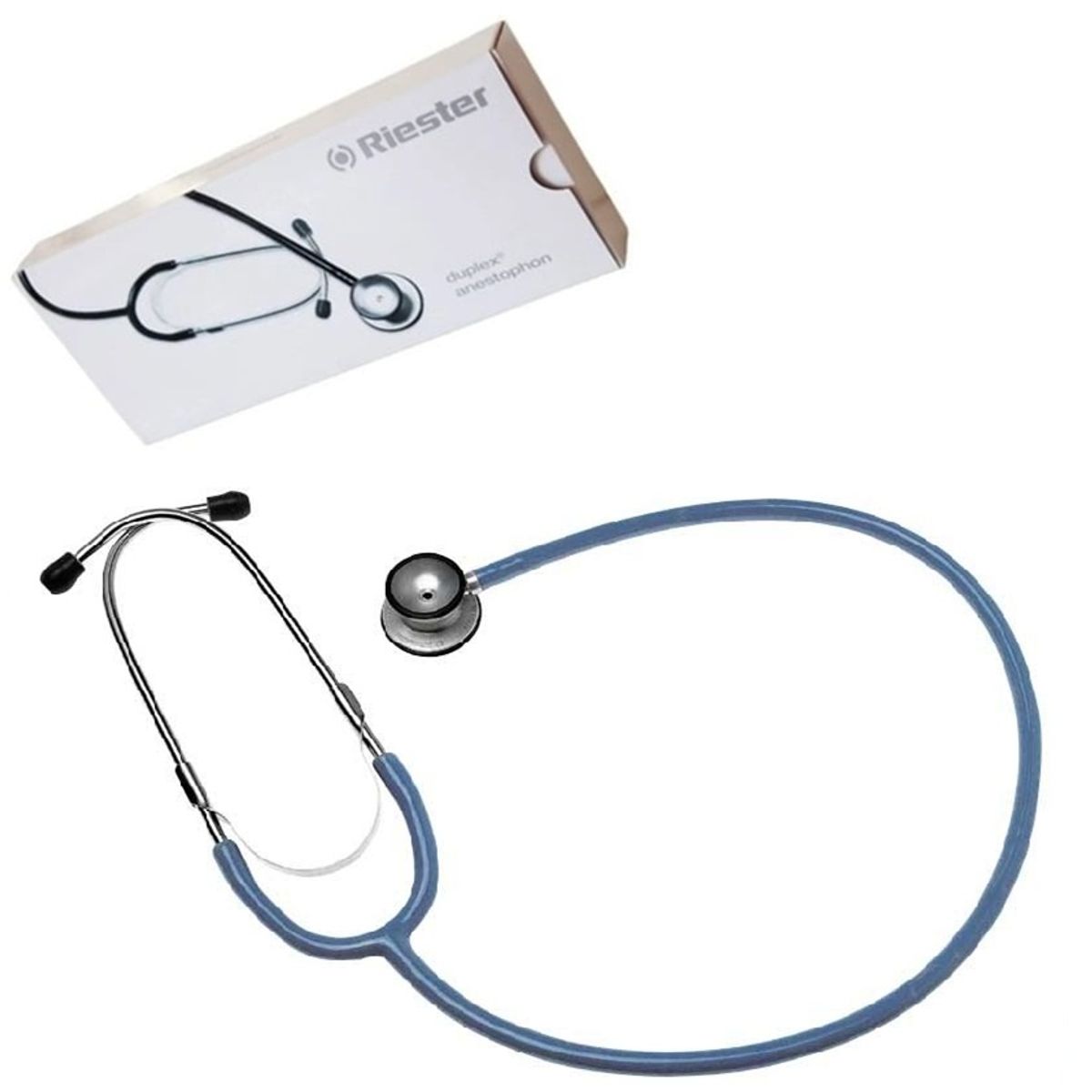 RIESTER - ESTETOSCOPIO RIESTER ANESTOPHON - AZUL DE ALUMINIO Y ACERO