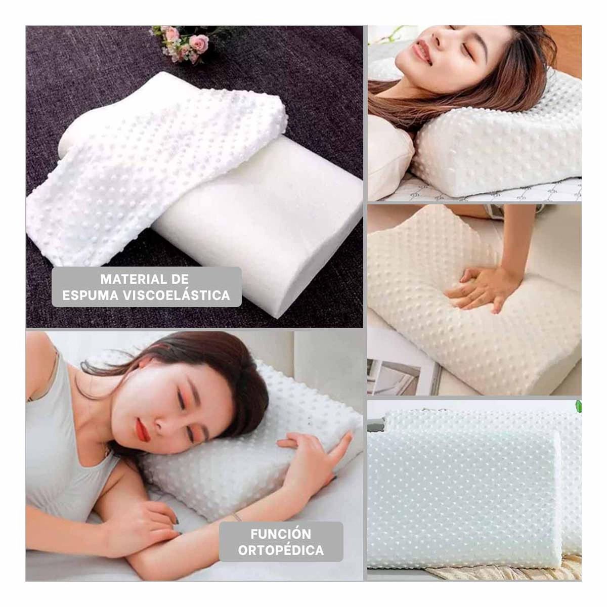 RYBIU IMPORT - Pack12 Cojin para Dolor Cervical Y+Ligas de Regalo