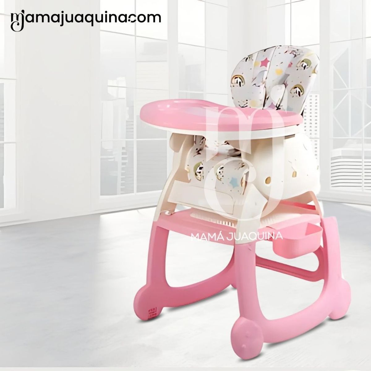BABY - Silla de Comer de Lujo «ARTTIE» Edición Limitada Pink