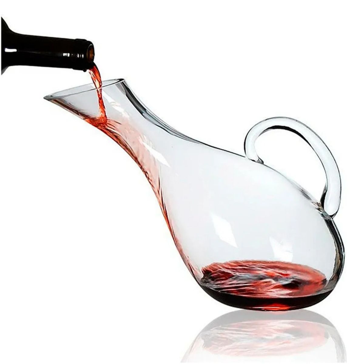 PENTHA - Decantador de Vino Inclinado Elegante 1L Jarra de Decan para Vino