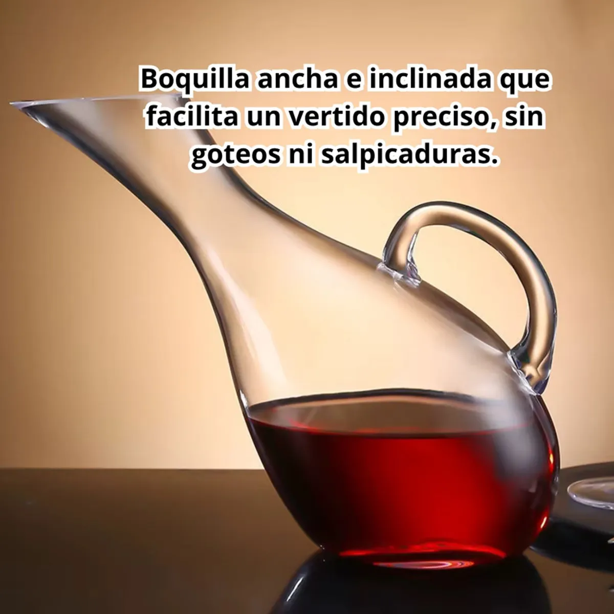 PENTHA - Decantador de Vino mas Copas Jarra de Decan para Vino 1L