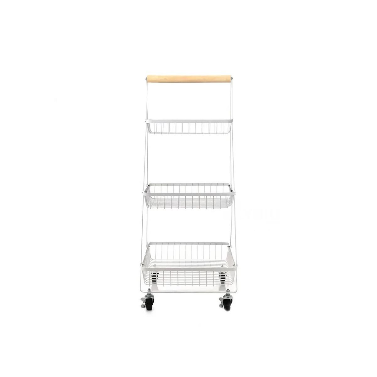 GENERICO - Pack2 Estante de 3 Niveles en Blanco Y+Papel de Regalo