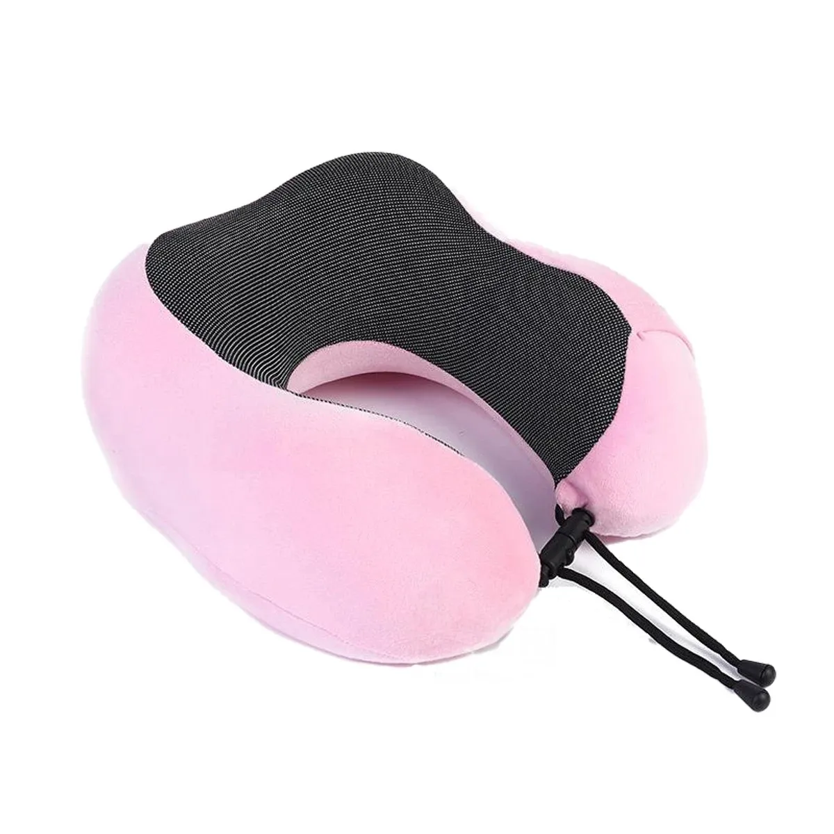 GENERICO - Almohada Viaje para Cuello Rosado Espuma Y+Regalo Stickers