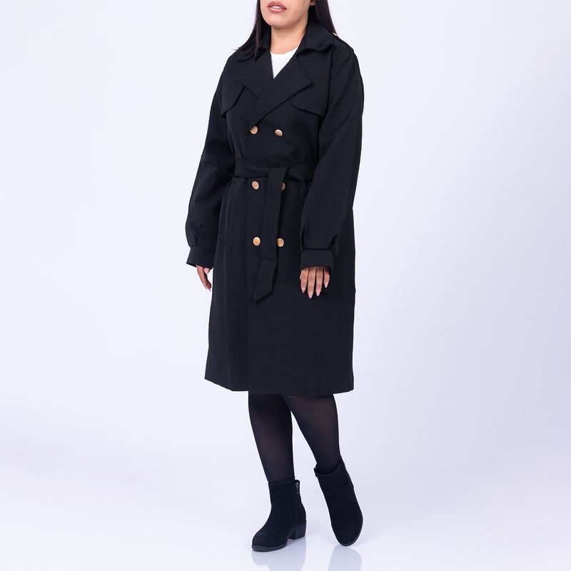 MOCALY - Gabardina Clásica de Media Estación