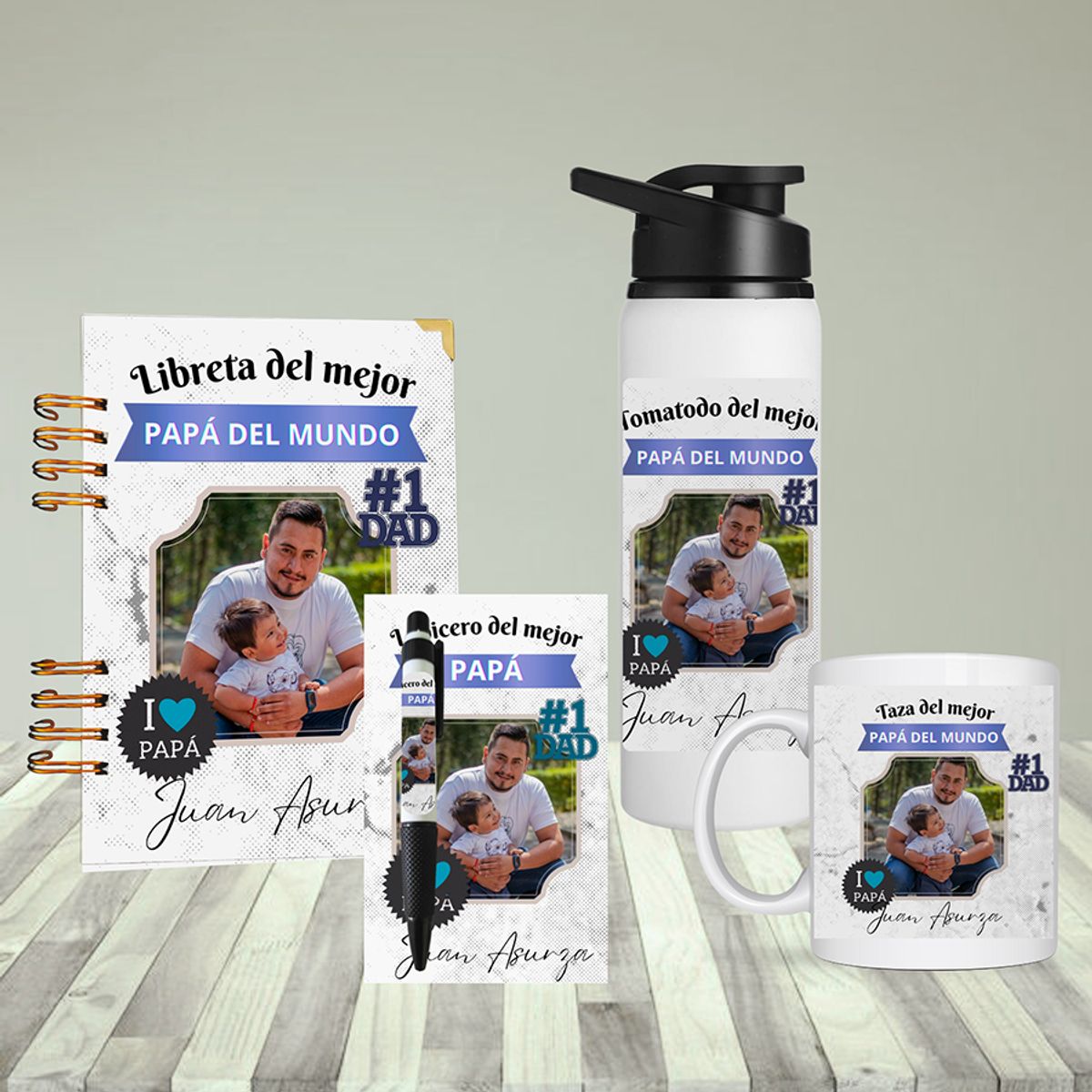 M MATIX SHOP - Matix- Regalos Personalizados Dia del Padre- Box con Libreta