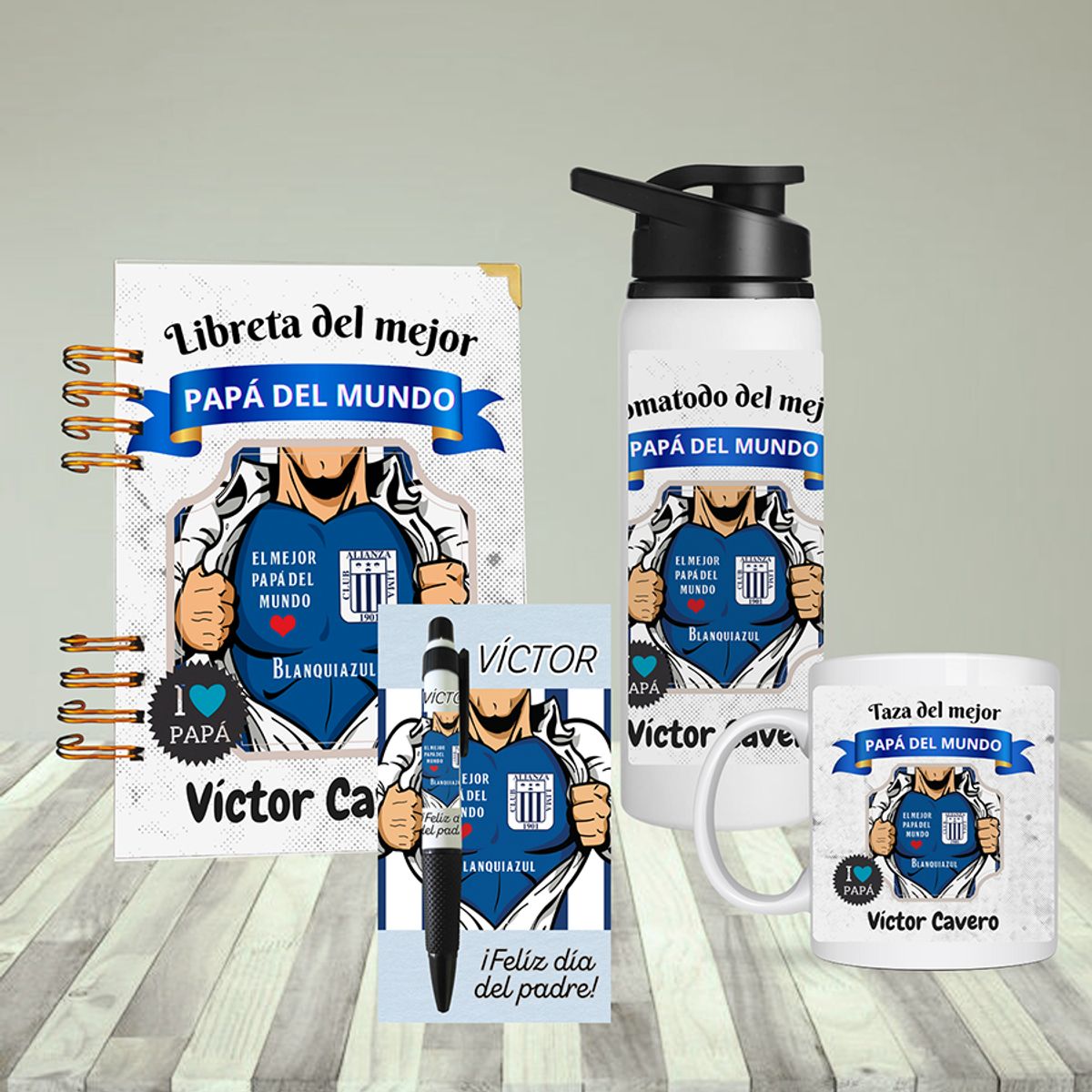 M MATIX SHOP - Matix- Regalos Personalizados Dia del Padre- Box con Libreta