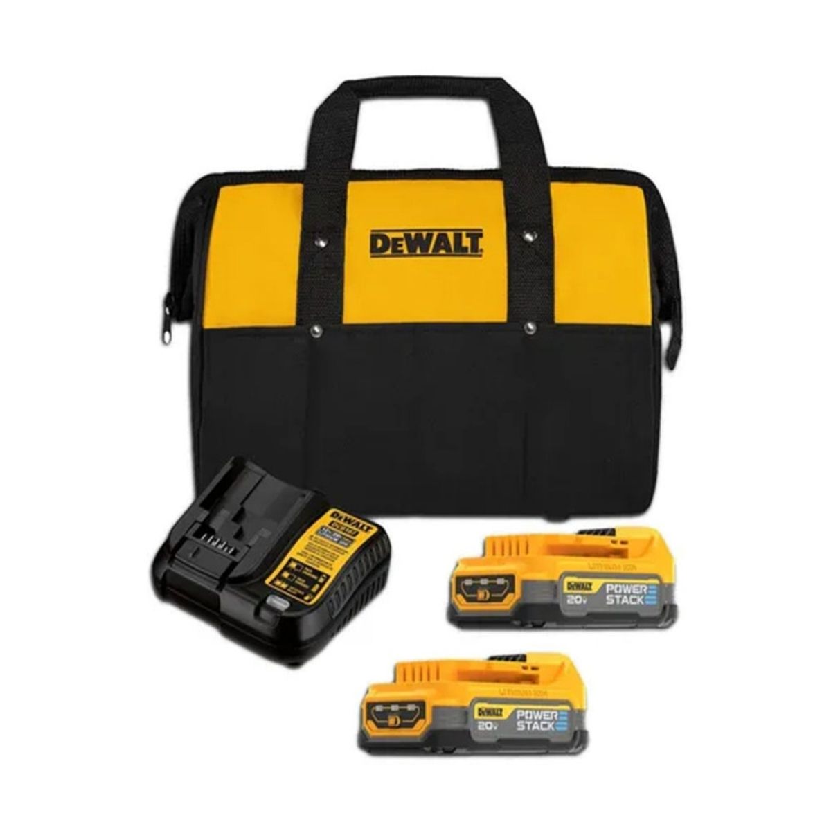 DEWALT - Combo de 2 Baterias 20V 17 1.7Ah Max Powerstack + 1 Cargador