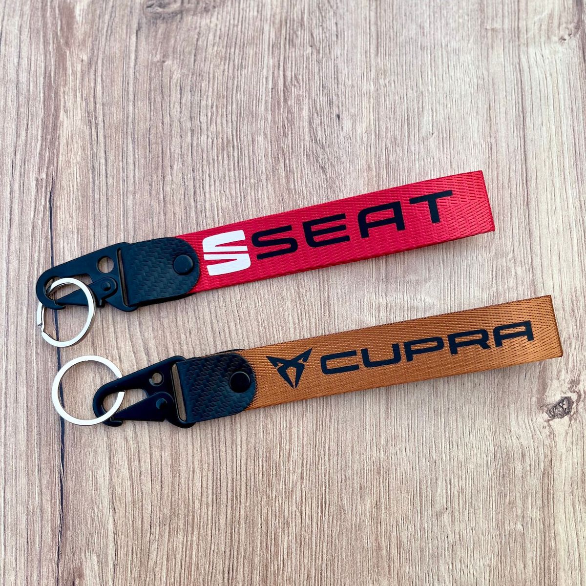 GENERICO - Llavero Seat Llaveros Cupra Lanyard Pita Colgante Auto Llaves 2unid