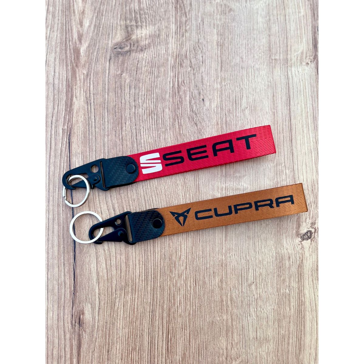 GENERICO - Llavero Seat Llaveros Cupra Lanyard Pita Colgante Auto Llaves 2unid