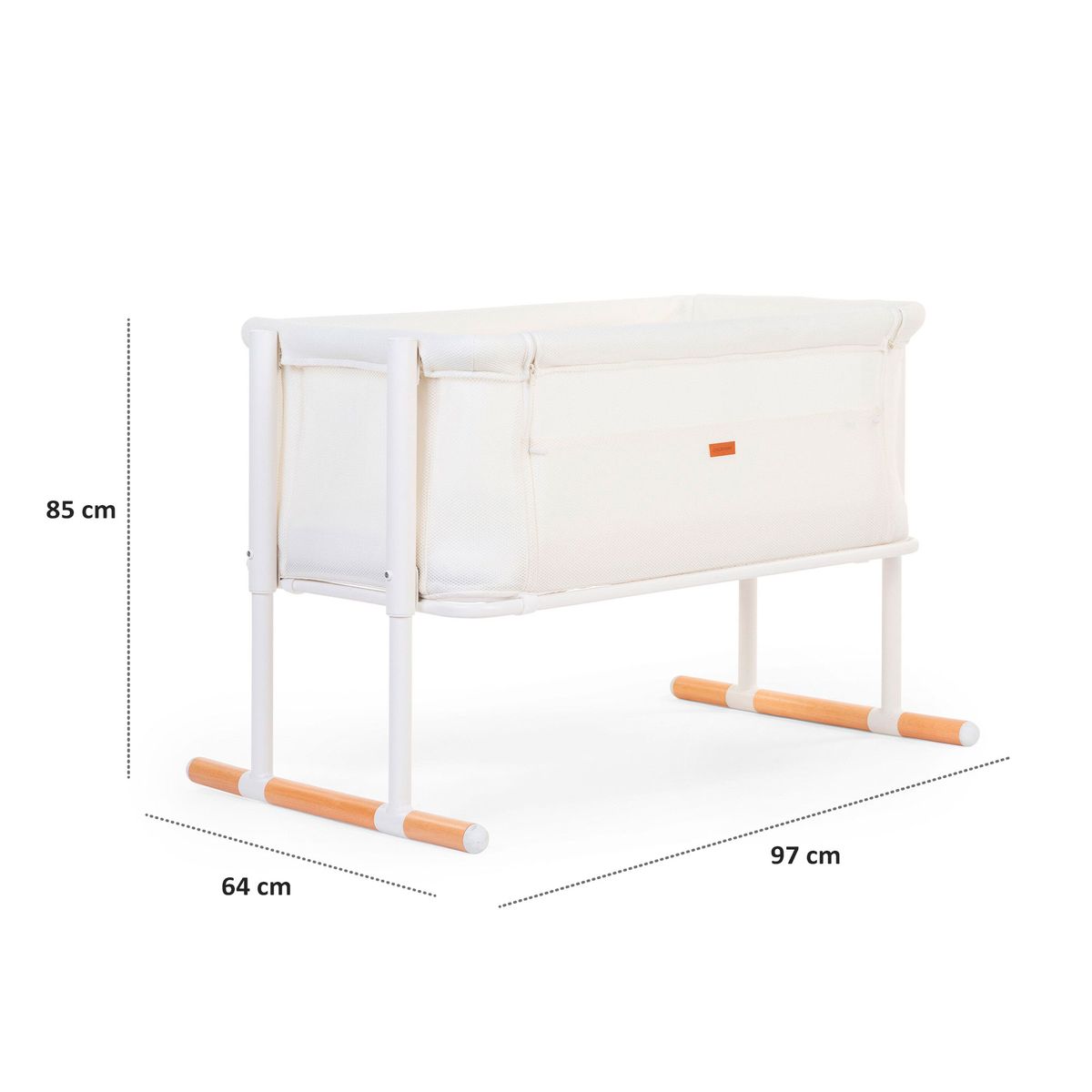 CHILDHOME - COLECHO PARA BEBÉS DE 0 A 6 MESES BLANCO NATURAL CHILDHOME