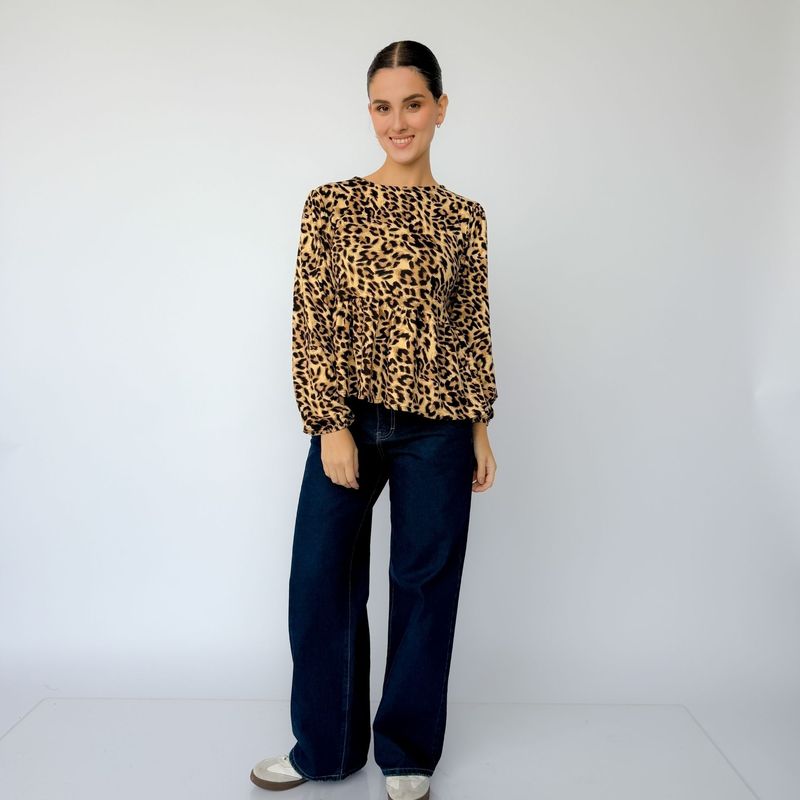 INTROSPECTIVA MODA - BLUSA PEPLUM MODELO SICILIA