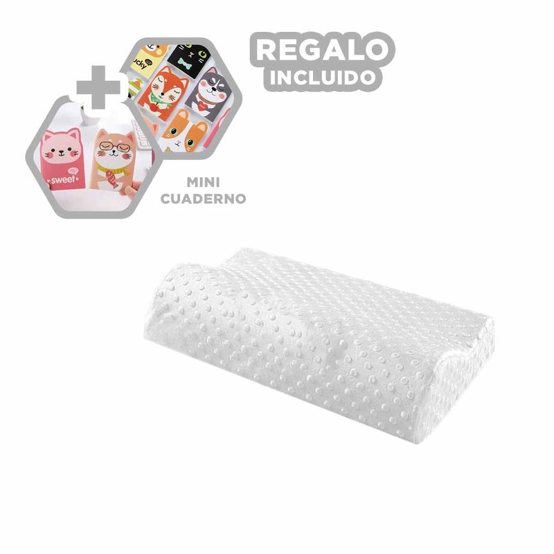GENERICO - Pack5 Almohada Protesista en Color Blanco Y+Regalo Agendita