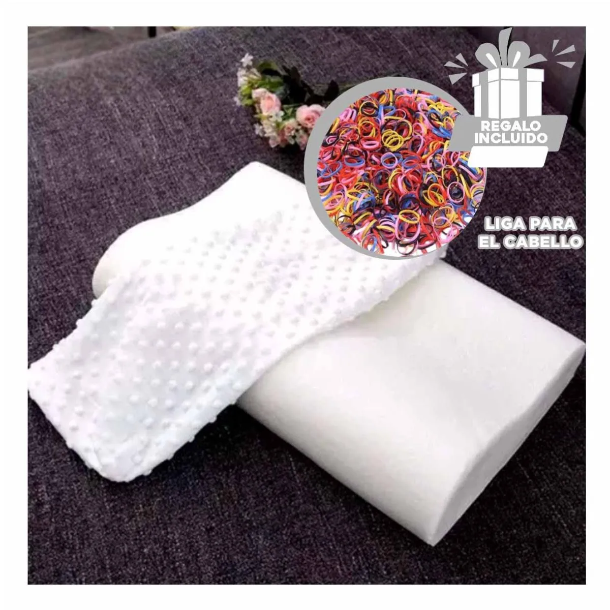 GENERICO - Pack9 Cojin para Dolor Cervical Y+Ligas de Regalo