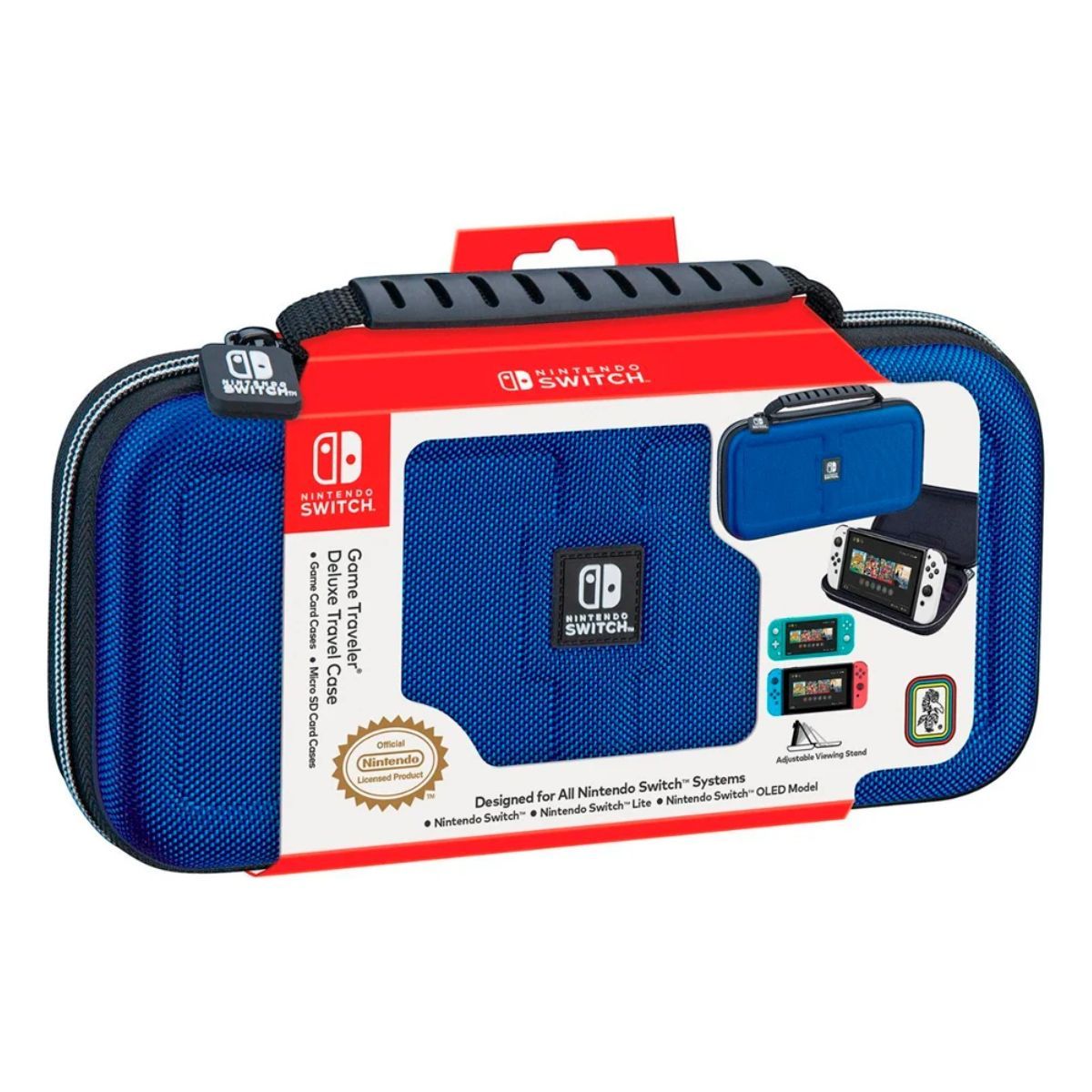 NINTENDO - Estuche Nintendo Switch - Azul Nylon RDS Industries